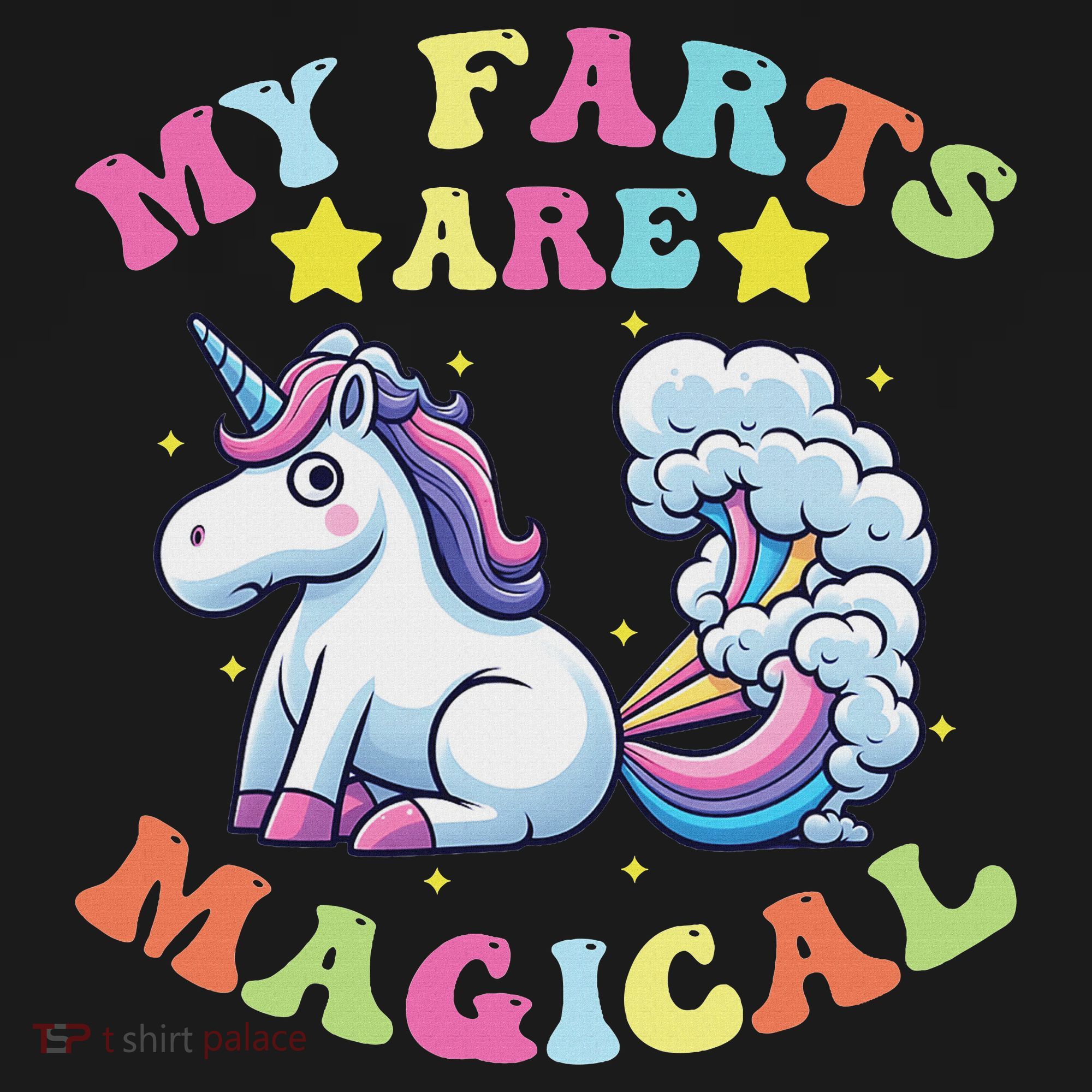 My Farts Are Magical Funny Farting Unicorn Women's Hoodie