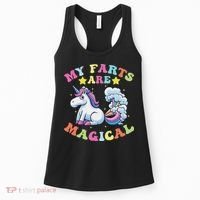 My Farts Are Magical Funny Farting Unicorn Women's Tank Top thumb 0