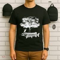 Musky Fish Artistic Love Muskie Fishing Gift T-Shirt thumb 6