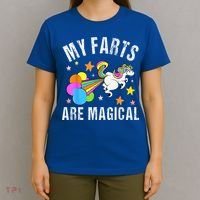 My Farts Are Magical Funny Unicorn Gag Farting Sarcastic T-Shirt thumb 4
