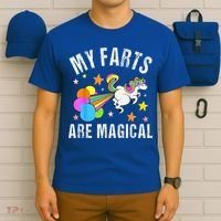 My Farts Are Magical Funny Unicorn Gag Farting Sarcastic T-Shirt thumb 6