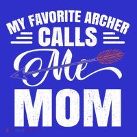 My Favorite Archer Calls Me Mom Archery Mom Mother's Day Gift Women's Long Sleeve Shirt thumb 2