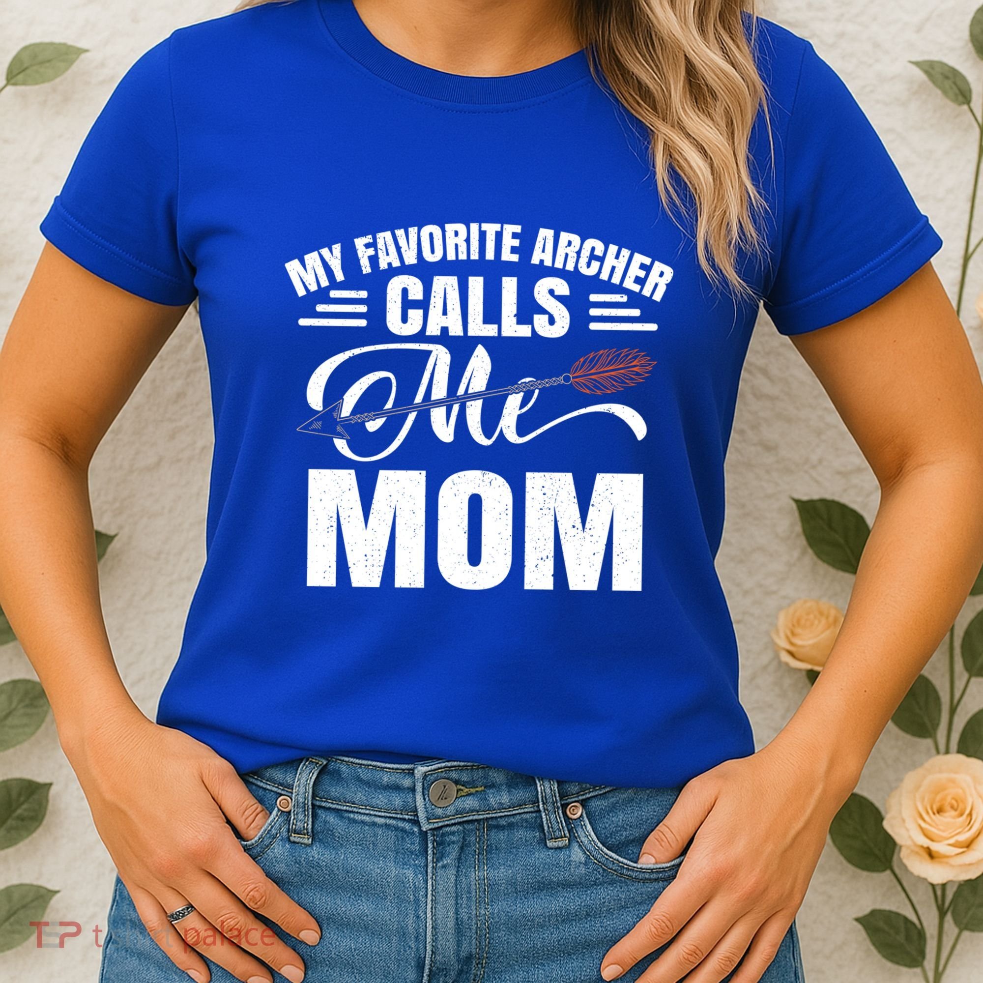 My Favorite Archer Calls Me Mom Archery Mom Mother's Day Gift Women's T-Shirt