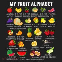 My Fruit Alphabet Fun Learning Reading Toddler Kids Fruits Women's Sweatshirt thumb 2