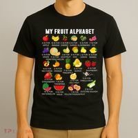My Fruit Alphabet Fun Learning Reading Toddler Kids Fruits T-Shirt thumb 3