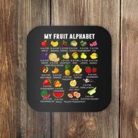 My Fruit Alphabet Fun Learning Reading Toddler Kids Fruits Coaster thumb 0