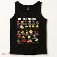 My Fruit Alphabet Fun Learning Reading Toddler Kids Fruits Tank Top thumb 2
