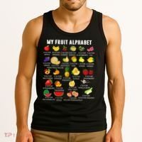 My Fruit Alphabet Fun Learning Reading Toddler Kids Fruits Tank Top thumb 3