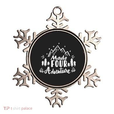 Made Four Adventure 4th Birthday Party Camping Theme Ornament