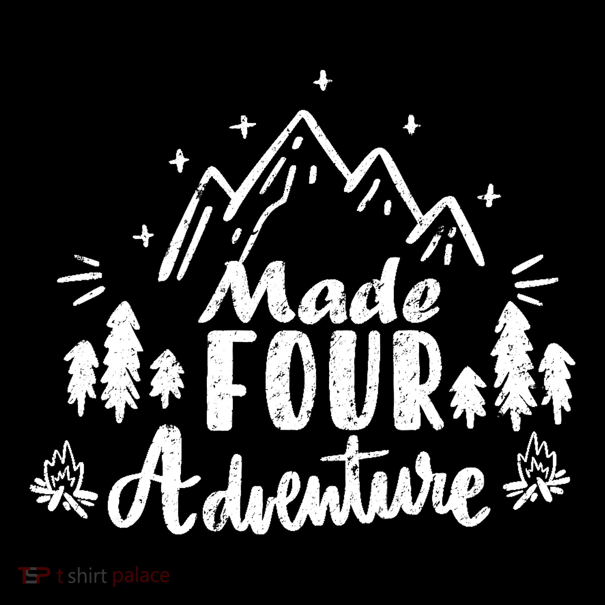 Made Four Adventure 4th Birthday Party Camping Theme Ornament