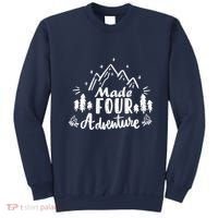 Made Four Adventure 4th Birthday Party Camping Theme Sweatshirt thumb 0
