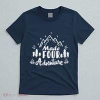 Made Four Adventure 4th Birthday Party Camping Theme T-Shirt thumb 5