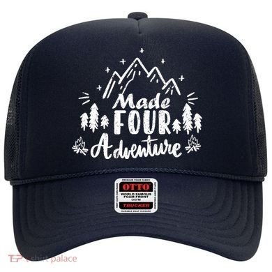 Made Four Adventure 4th Birthday Party Camping Theme Hat