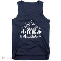 Made Four Adventure 4th Birthday Party Camping Theme Tank Top thumb 0