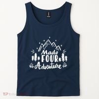 Made Four Adventure 4th Birthday Party Camping Theme Tank Top thumb 2