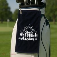 Made Four Adventure 4th Birthday Party Camping Theme Golf Towel thumb 2