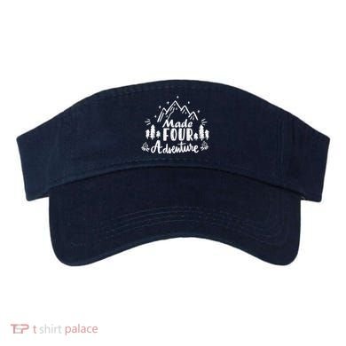 Made Four Adventure 4th Birthday Party Camping Theme Visor