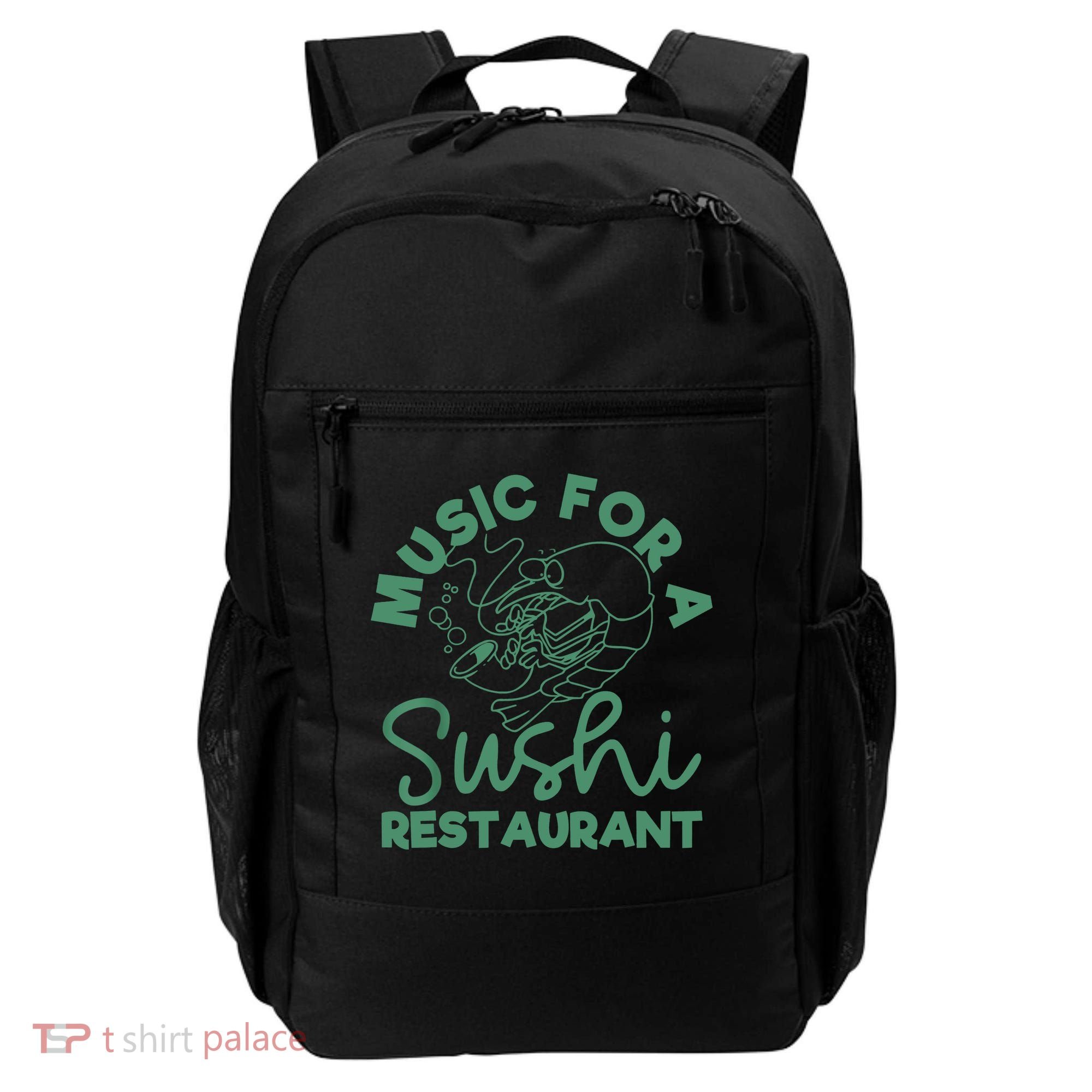 Music For A Sushi Restaurant Backpack