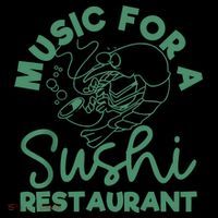 Music For A Sushi Restaurant Ornament thumb 1