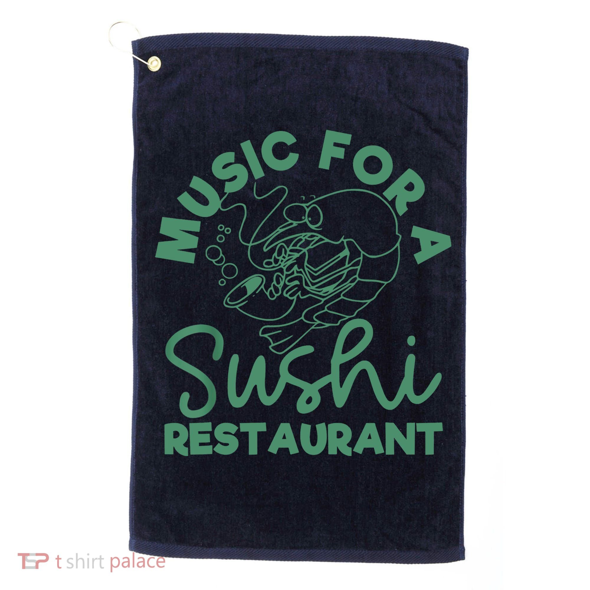 Music For A Sushi Restaurant Golf Towel
