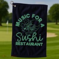 Music For A Sushi Restaurant Golf Towel thumb 1