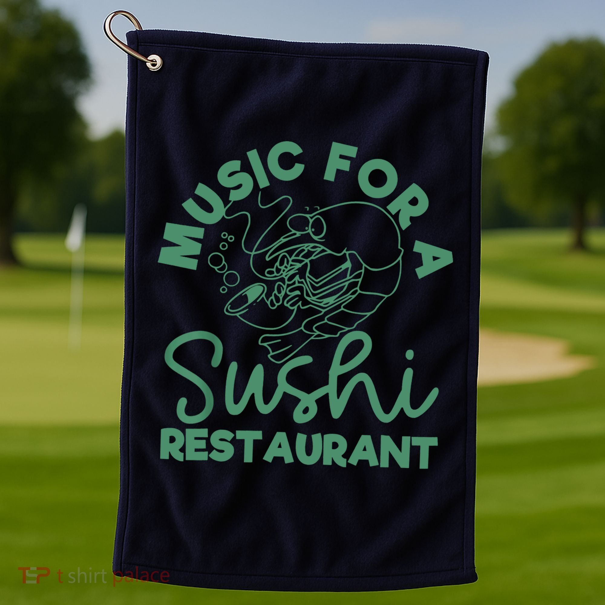 Music For A Sushi Restaurant Golf Towel