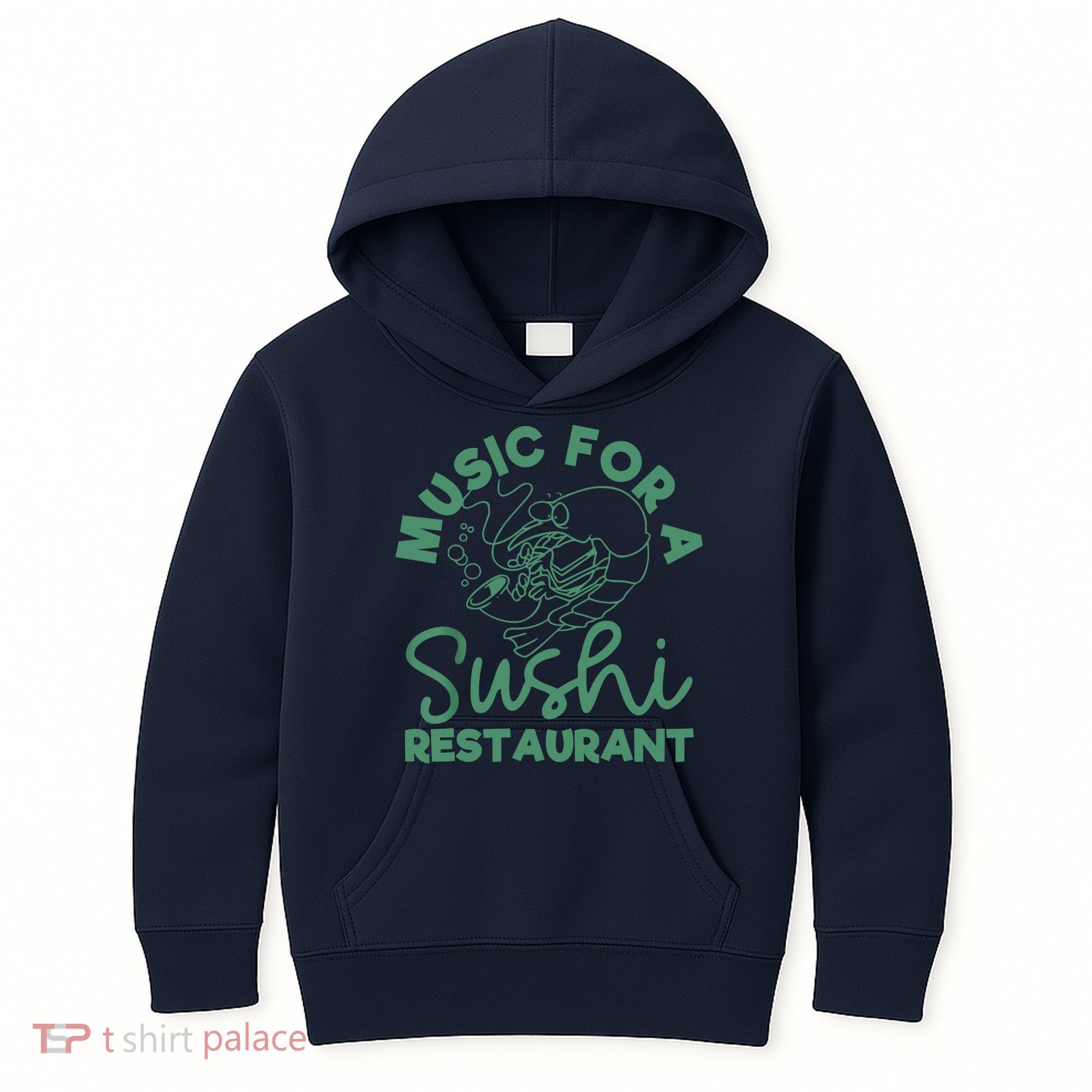 Music For A Sushi Restaurant Kids Hoodie