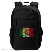 Mexican Flag Aztec Calendar Mexico Backpack thumb 0