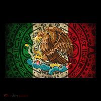 Mexican Flag Aztec Calendar Mexico Coffee Mug thumb 5