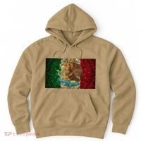 Mexican Flag Aztec Calendar Mexico Hoodie thumb 0