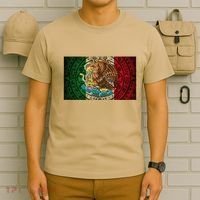 Mexican Flag Aztec Calendar Mexico T-Shirt thumb 6