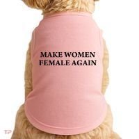 Make Female Again Doggie Tank thumb 0