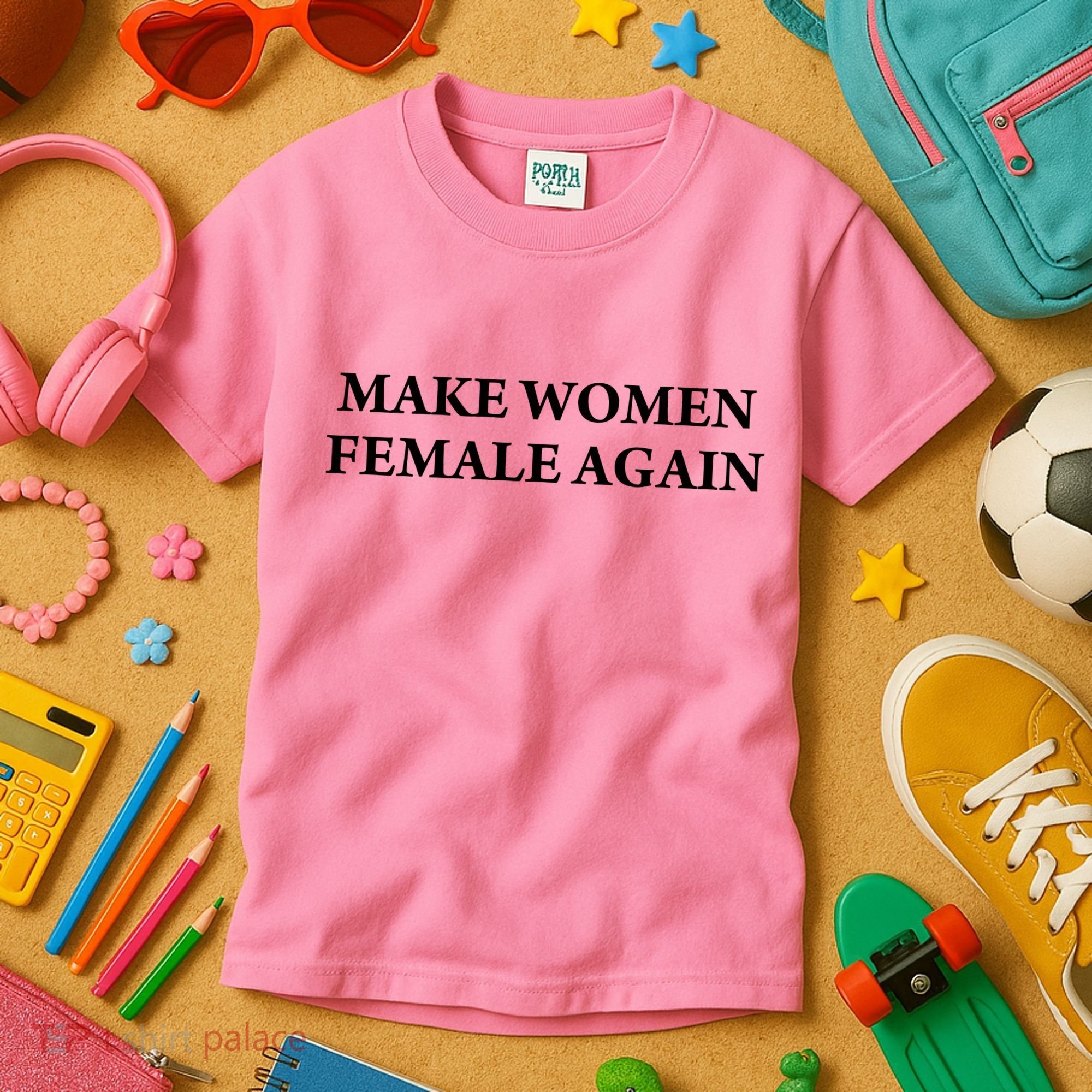Make Female Again Kids T-Shirt