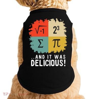 Math Funny Algebra Equation I Love Mathematics Doggie Tank