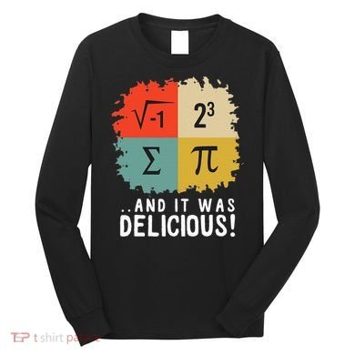 Math Funny Algebra Equation I Love Mathematics Long Sleeve Shirt