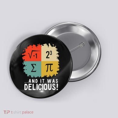 Math Funny Algebra Equation I Love Mathematics Button
