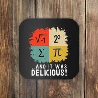 Math Funny Algebra Equation I Love Mathematics Coaster thumb 0
