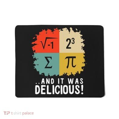 Math Funny Algebra Equation I Love Mathematics Mousepad