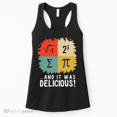 Math Funny Algebra Equation I Love Mathematics Women's Tank Top