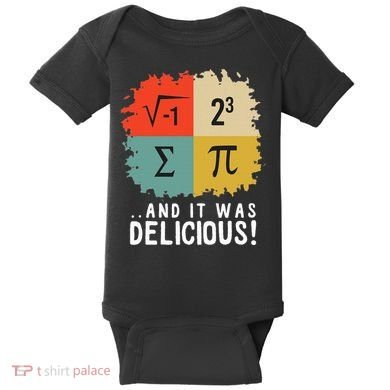 Math Funny Algebra Equation I Love Mathematics Baby Bodysuit
