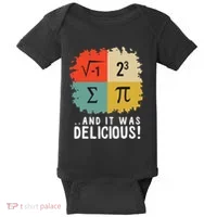 Math Funny Algebra Equation I Love Mathematics Baby Bodysuit thumb 0
