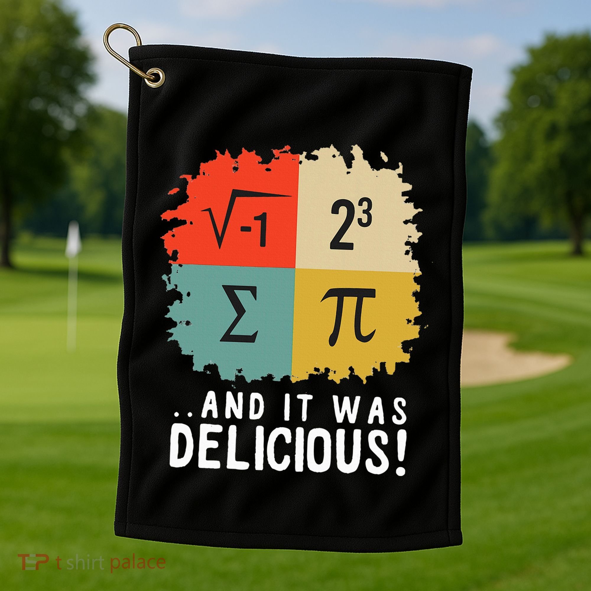 Math Funny Algebra Equation I Love Mathematics Golf Towel