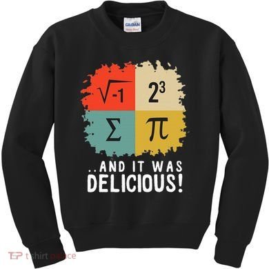 Math Funny Algebra Equation I Love Mathematics Kids Sweatshirt
