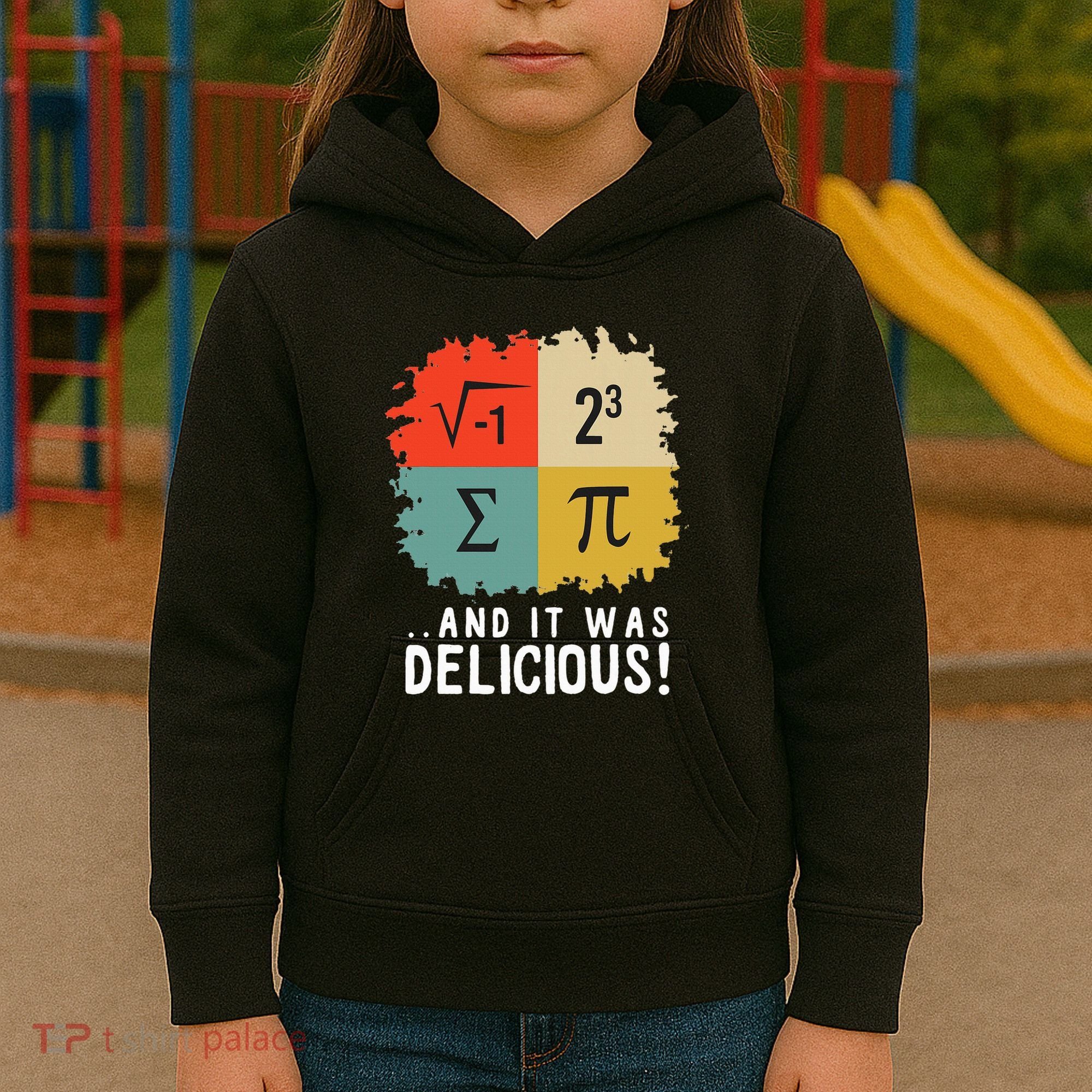 Math Funny Algebra Equation I Love Mathematics Kids Hoodie