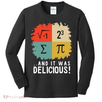 Math Funny Algebra Equation I Love Mathematics Kids Long Sleeve Shirt