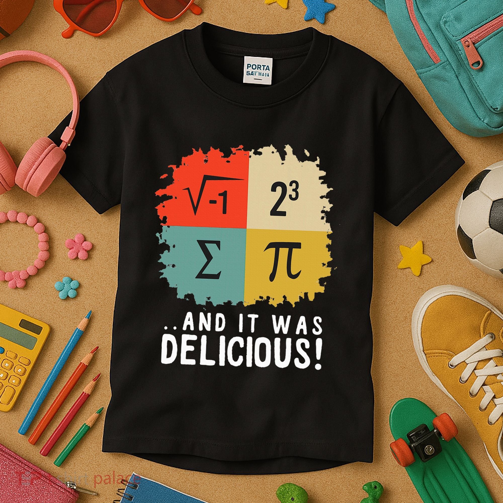 Math Funny Algebra Equation I Love Mathematics Kids T-Shirt