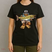 Muskie Fishing Bigfoot Musky Hunting Fisher T-Shirt thumb 4