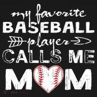 My Favorite Baseball Player Calls Me Mom, Mother's Day Women's T-Shirt thumb 6