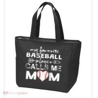 My Favorite Baseball Player Calls Me Mom, Mother's Day Tote Bag thumb 3