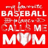 My Favorite Baseball Player Calls Me Mom, Mother's Day Santa Hat thumb 1